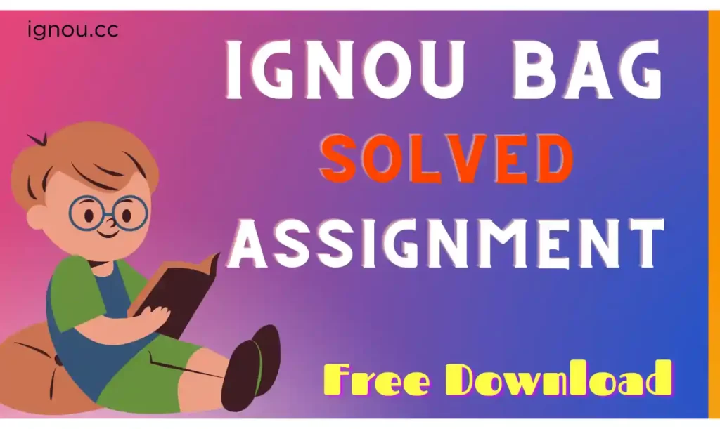IGNOU BPAC 134 Solved Assignment 