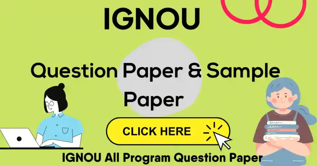 IGNOU PGCBHT Previous Year Question Paper Download