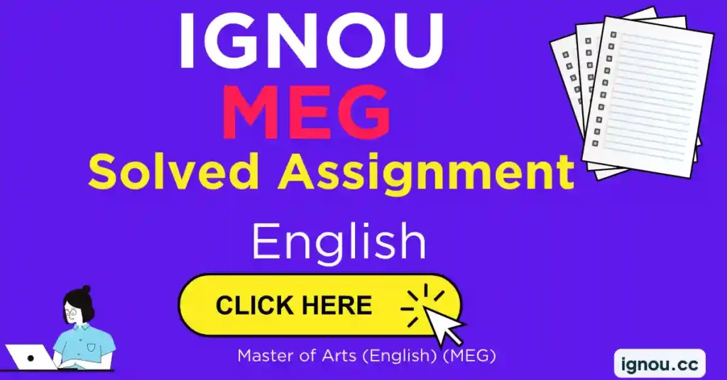 IGNOU MEG 01 Solved Assignment Download 2022